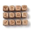 Natural Wood Constellation Beads LS-WOOD-M002-08-4