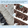 4 Yards Polyester Wrinkle Lace Ribbon OCOR-TA0004-18A-4