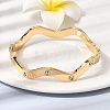 304 Stainless Steel Rhinestone Hinged Bangles BJEW-D408-25G-4