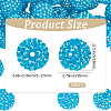 50Pcs Resin Rhinestone Beads RESI-PA0001-45C-2