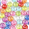 Transparent Acrylic European Beads FIND-CJC0003-54A-4