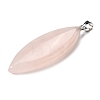Natural Rose Quartz Big Pendants G-F820-06D-2