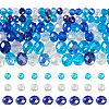 6 Strands 3 Styles Glass Beads Strands EGLA-TA0013-71B-3