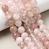 Natural Madagascar Rose Quartz Beads Strands G-B167-A08-10mm-1