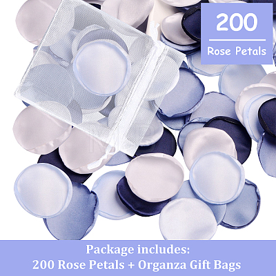 Gorgecraft Satin Artificial Rose Petals DIY-GF0003-84B-1