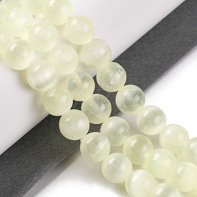 Natural Selenite Beads Strands G-C142-01A-05-1