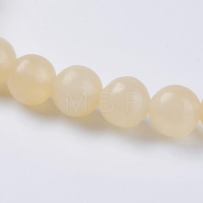 Natural Topaz Jade Beads Strands X-G-G515-8mm-03A-1