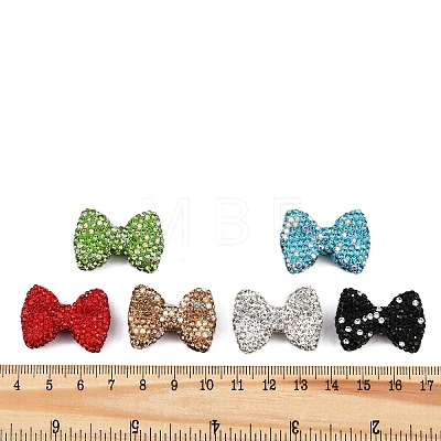 Polymer Clay Rhinestone Beads RGLA-D050-03-1