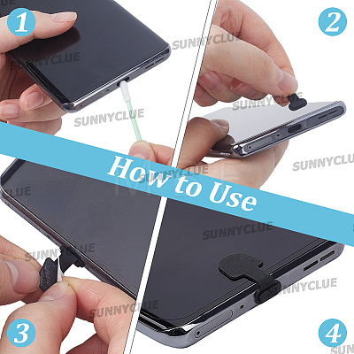10Pcs Silicone Mobile Anti-Dust Plugs DIY-SC0033-83A-1