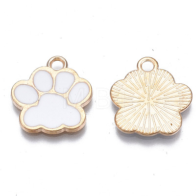 Alloy Enamel Pendants ENAM-T016-22LG-B-RS-1