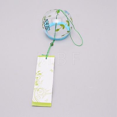 Japanese Round Painting Glass Wind Chimes CF-TAC0001-04B-1