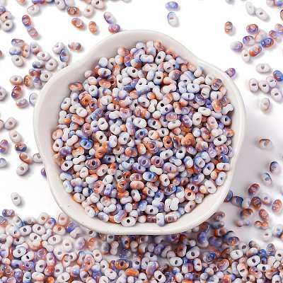 Baking Paint Glass Seed Beads SEED-C003-01C-1