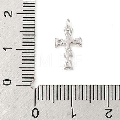 925 Sterling Silver Clear Cubic Zirconia Charms STER-NH0015-01P-1