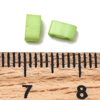 2-Hole Baking Paint Glass Seed Beads SEED-S023-17B-44-1