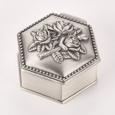 European Classical Princess Jewelry Boxes OBOX-WH0004-09-1
