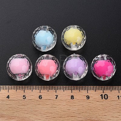 Transparent Acrylic Beads TACR-S152-14A-1
