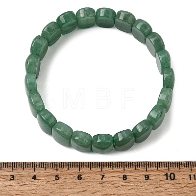Natural Green Aventurine Beaded Stretch Bracelets for Women Men BJEW-D461-02D-1
