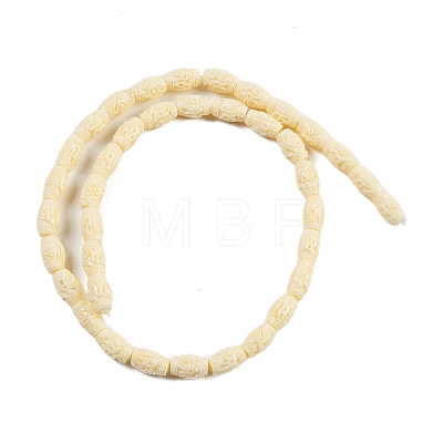 Synthetic Coral Carved Beads Strands CORA-C003-14A-1