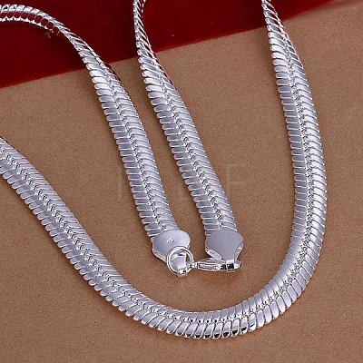 Trendy Silver Color Plated Brass Party Jewelry Sets For Men SJEW-BB11101-1