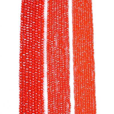 Electroplate Glass Beads Strands EGLA-A044-P1mm-A03-1