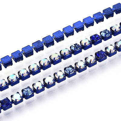 Iron Rhinestone Cup Chains CH-T007-02A-03-1