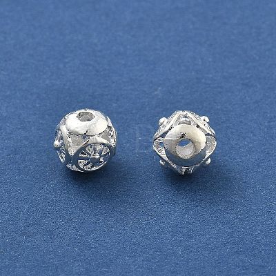 Alloy Hollow Beads PALLOY-P238-17S-RS-1