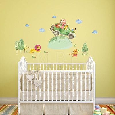 Translucent PVC Self Adhesive Wall Stickers STIC-WH0015-042-1