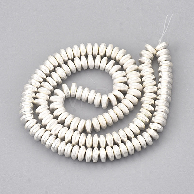 Electroplate Non-magnetic Synthetic Hematite Beads Strands G-T114-16-1