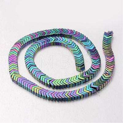 Electroplate Non-magnetic Synthetic Hematite Bead Strands G-F300-19-02-1