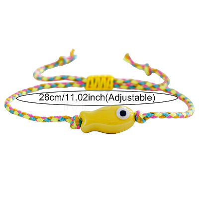 Handmade Porcelain Bead Adjustable Bracelets SL6185-7-1