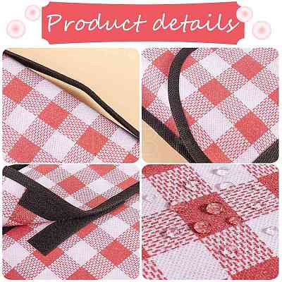 Portable Tartan Patern Non Woven Picnic Mat JX572C-01-1