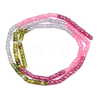 Cubic Zirconia Beads Strands ZIRC-P125-2x3mm-17-1
