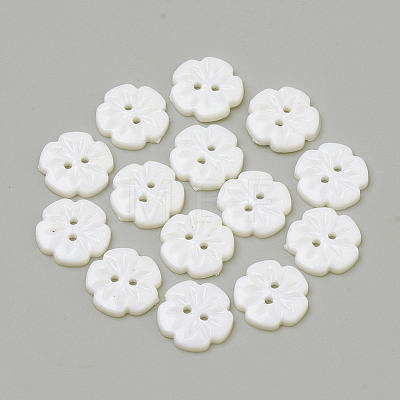 2-Hole Acrylic Buttons X-BUTT-Q037-08L-1
