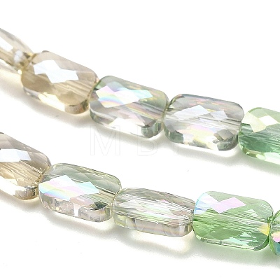 Electroplate Glass Beads Strands EGLA-P068-01A-07-1