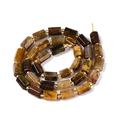 Natural Tiger Quartz Beads Strands G-Q608-25-1