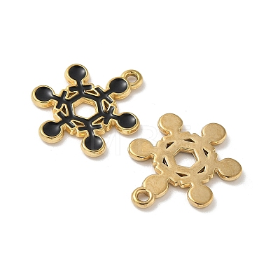304 Stainless Steel Enamel Pendants STAS-L300-012G-45-1