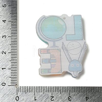 Teachers's Day Acrylic Pendants OACR-O007-03E-1