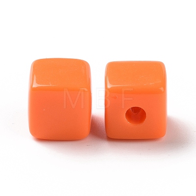 Opaque Acrylic Beads OACR-E015-02D-1