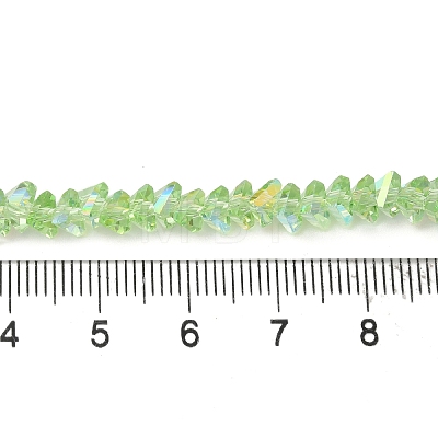 Transparent Glass Beads Strands EGLA-P061-04B-AB03-1