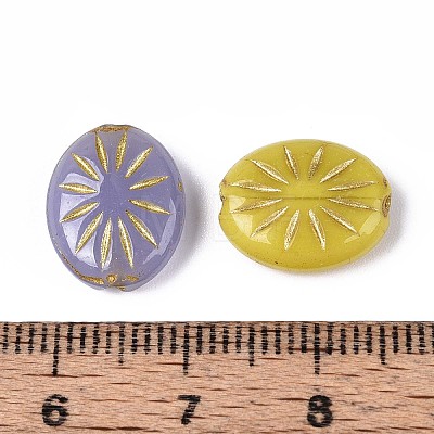 Opaque Glass Beads LAMP-T021-42M-1