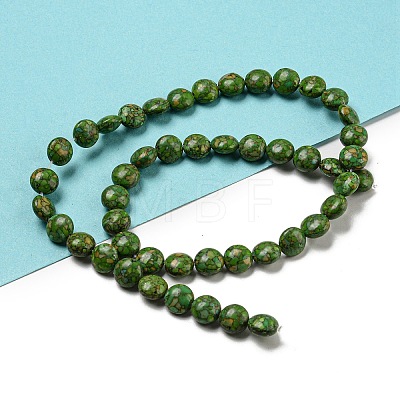 Dyed Synthetic Turquoise Beads Strands G-B070-E01-01-1