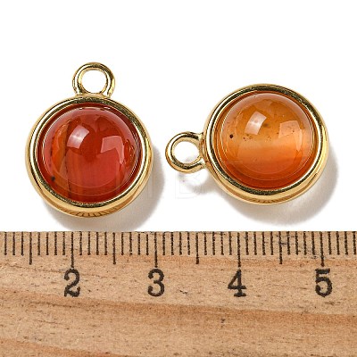 Natural Carnelian(Dyed & Heated) Pendants STAS-L022-398C-G-1