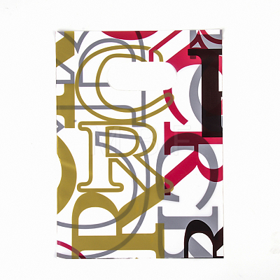Printed Plastic Bags X-PE-T003-20x25cm-M-1