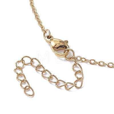 304 Stainless Steel Cable Chain Necklaces NJEW-JN04897-1