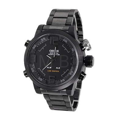 Fashion Stainless Steel Men's Electronic Wristwatches WACH-I005-07C-1