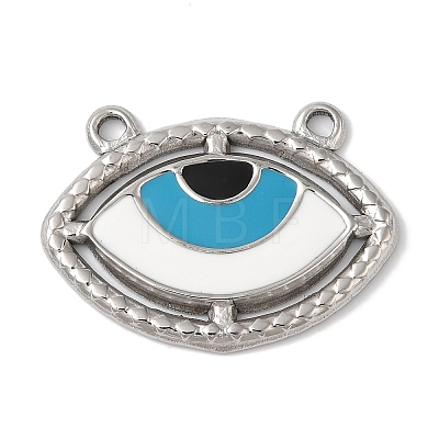 304 Stainless Steel Enamel Pendants STAS-B067-01P-02-1