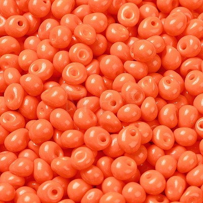 6/0 Opaque Baking Paint Glass Seed Beads X1-SEED-M012-02A-05-1