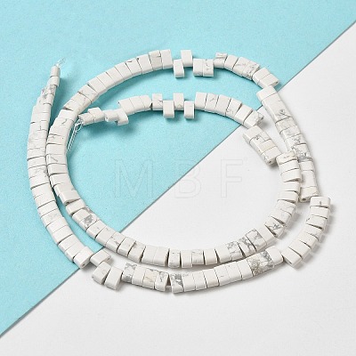 Synthetic Howlite Beads Strands G-Z045-A25-01-1