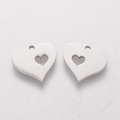 304 Stainless Steel Charms STAS-Q201-T070-1
