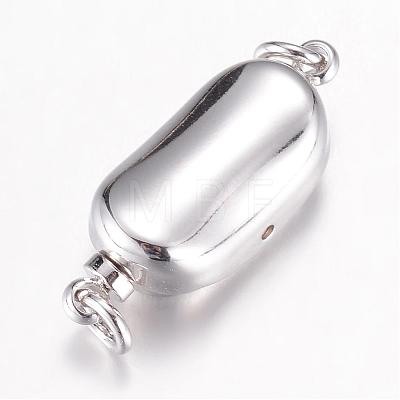 304 Stainless Steel Box Clasps STAS-G071-49-1